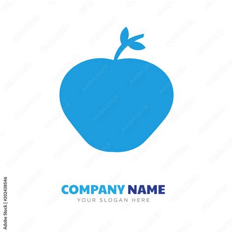 apple company logo design Stock Vector | Adobe Stock