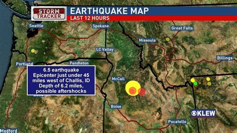 6 5 Magnitude Earthquake Hits Idaho