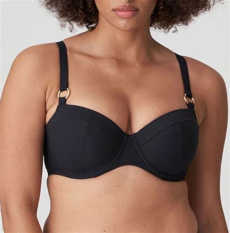 Primadonna Swim Sahara Voorgevormde Balconette Bikini Top Zwart