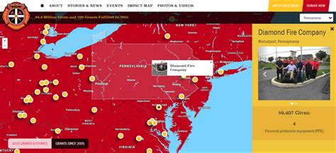 Firehouse Subs Foundation - Impact Map |Matt Maiorano