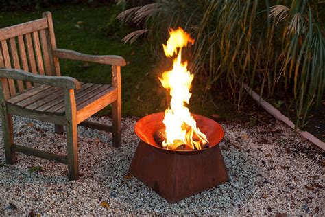 Esschert Fire Bowl Rust With Base Firepit Online