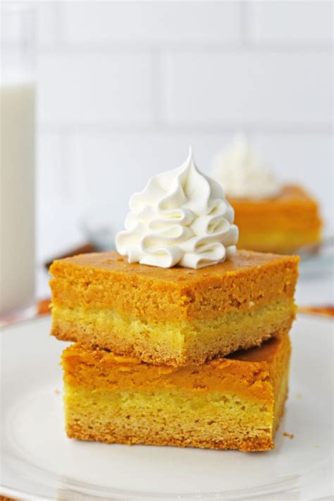 Cake Mix Pumpkin Bars - Fun Money Mom