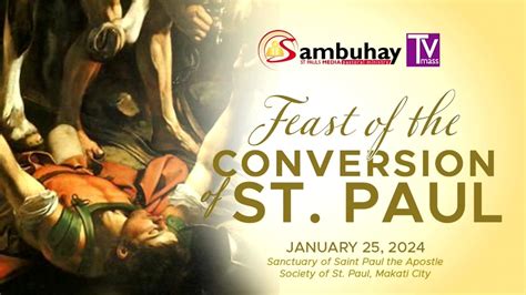 Sambuhay Tv Mass January Feast Of The Conversion Of St