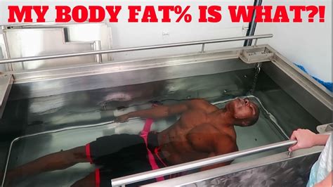 Checking My Body Fat Does Hydrostatic Weighing Work 135lbs Curls