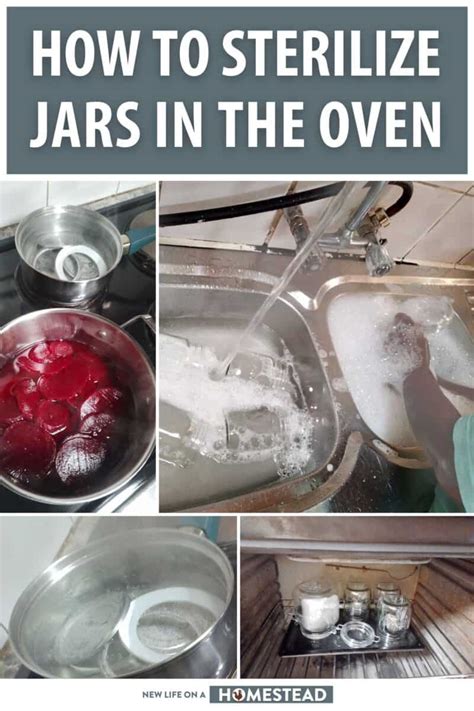 How To Sterilize Jars In The Oven Step By Step