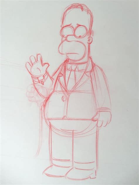 Matt Groening The Simpsons Dibujo Original Catawiki