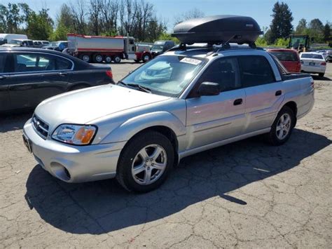 2005 Subaru Baja Sport For Sale Or Portland North Wed May 22 2024 Used And Repairable