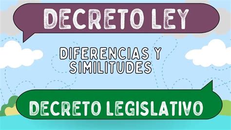 Diferencias Entre Decreto Ley Y Decreto Legislativo