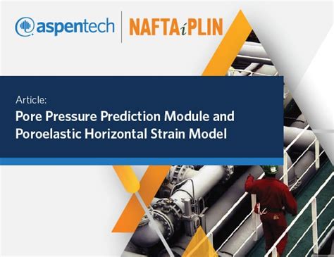 Pore Pressure Prediction Module And Poroelastic Horizontal Strain Model