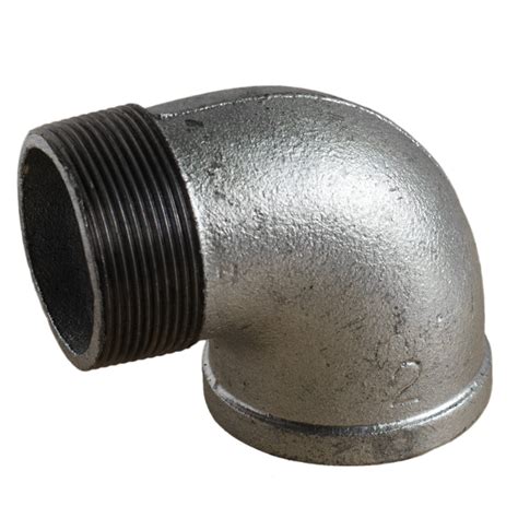 Galvanised Steel Elbow 90 Male Female BSP Thread