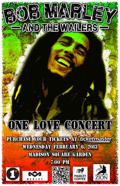 Bob Marley - Mock Concert Poster by KayFriday on DeviantArt