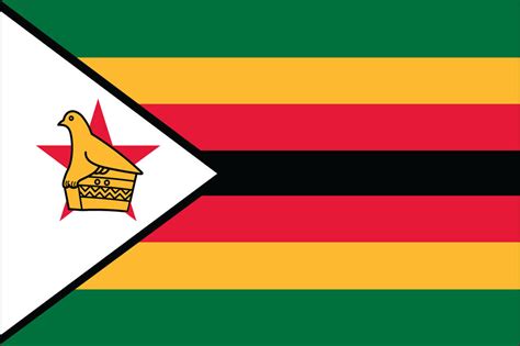 The Flag of Zimbabwe | Zimbabwe National Flag | Colonial Flag