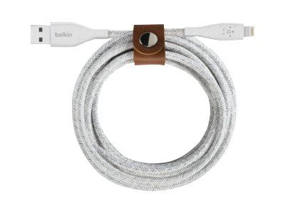 Cable Belkin Duratek De Conector Apple Lightning A Usb A Con Cinta