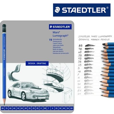 LAPICES MARS LUMOGRAPH LATA X 19 STAEDTLER