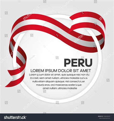 Peru Flag Background Stock Vector (Royalty Free) 1058928359 | Shutterstock