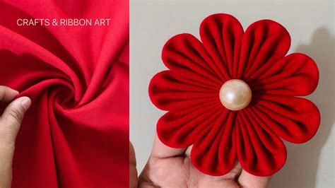 Diy Easy Tricks Fabric Flowers Kapde Ke Phool Banana Cloth Flower