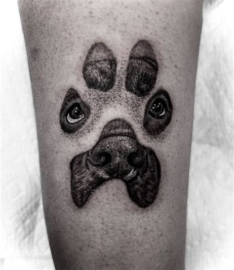 Share More Than Memorial Paw Print Tattoo Latest In Cdgdbentre