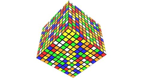 Rubiks Cube 11x11x11 3D model | CGTrader