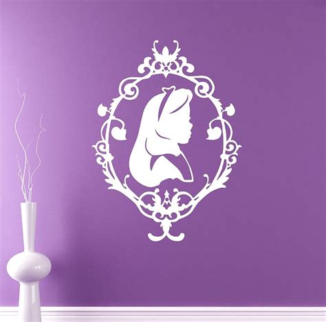 New Arrival Alice In Wonderland Vinyl Decal Fantasy Fairy Tale Wall