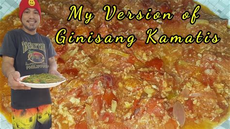 version  sauteed tomatoes  egg ginisang kamatis recipe