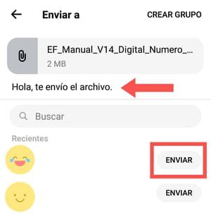 Cómo enviar archivos por Messenger en celular computadora