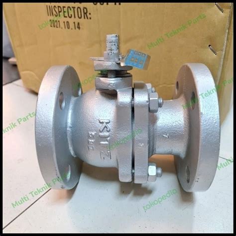 Jual Ball Valve Cast Iron Flange Jis 10k 4 Inch Dn100 Kitz Shopee Indonesia