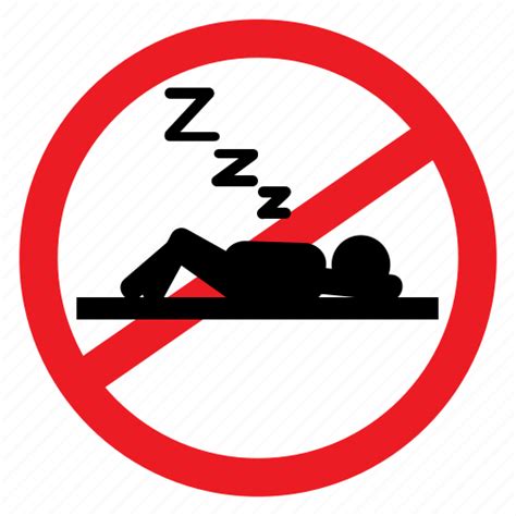 Anywhere Ban Sign Sleep Snoring Symbols Warning Icon Download