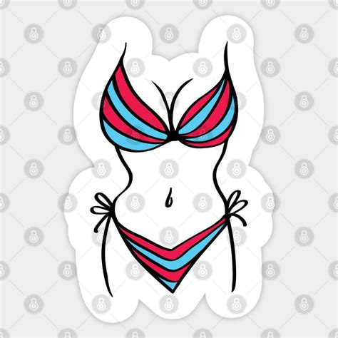 Bikini Bikini Sticker TeePublic