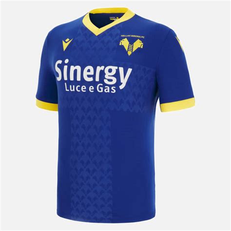 Nova Camisa Titular Do Hellas Verona 2022 2023 Macron MDF