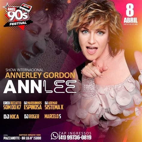 Estrela Da Eurodance Ann Lee Faz Show In Dito Em Curitiba Portal Mpa