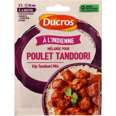 Ducros M Lange Soupoudrer Pour Poulet Tandoori Gingembre Cumin