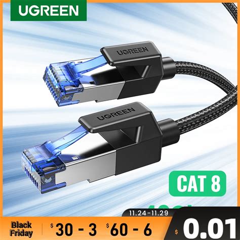 Ugreen Cabo Ethernet Cat Cabo De Nylon Tran Ado Para Lan Para Laptop