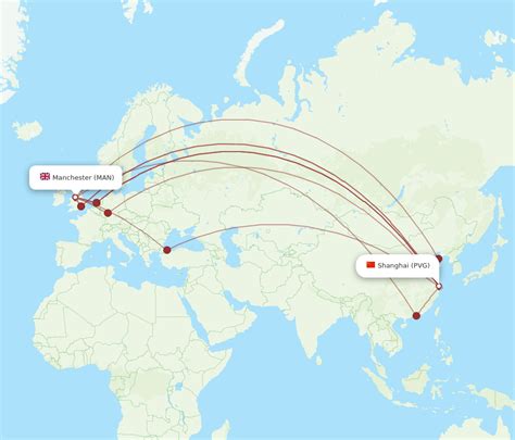 All Flight Routes From Manchester To Shanghai Man To Pvg Flight Routes