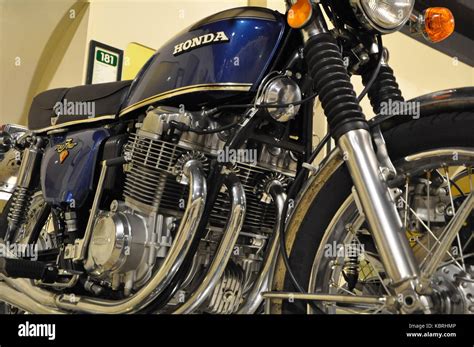 Honda Classic Motorcycle Four Vintage Stock Photo Alamy