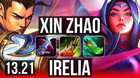 Xin Vs Irelia Top 6 Solo Kills Legendary 1 1m Mastery 300 Games