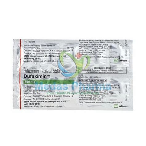 Dufaximin Mg Tablet At Rs Strip In Surat