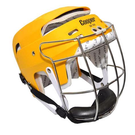 Cooper Junior Hurling Helmet Yellow Hennebery Sports