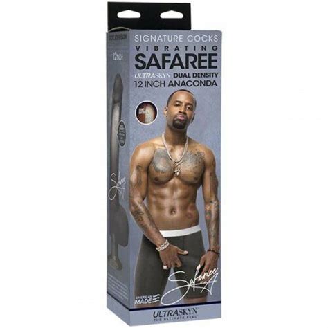 Signature Cocks Vibrating Safaree Samuels Anaconda 12 Ultraskyn Cock