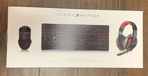 Tommy Hilfiger Gaming 3 In 1 Combo Set Keyboard Headset Gaming Mouse