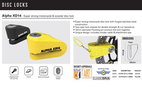 Amazon Oxford Alpha Xd Disc Lock Mm Pin Automotive