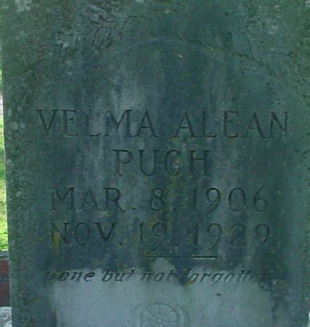 Velma Alean Pugh Memorial Find A Grave