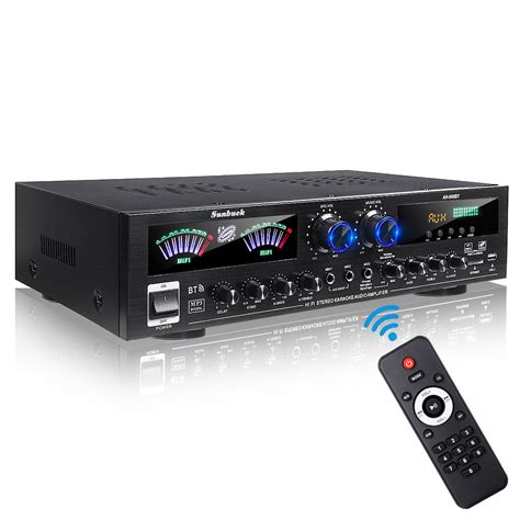 Av555bt bluetooth amplifier mini hifi digital bluetooth audio power ...