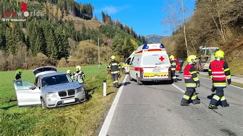 Stmk Pkw Kollision Auf Der L 102 Zwischen Mitterdorf Und Veitsch