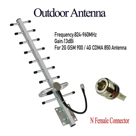 ZQTMAX 13dbi Yagi Antenna For 824 960mhz Cell Phone Signal Booster 900