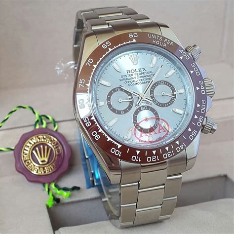 Jual Jam Tangan Rolex Daytona Automatic Cosmograph Ceramic Stainless