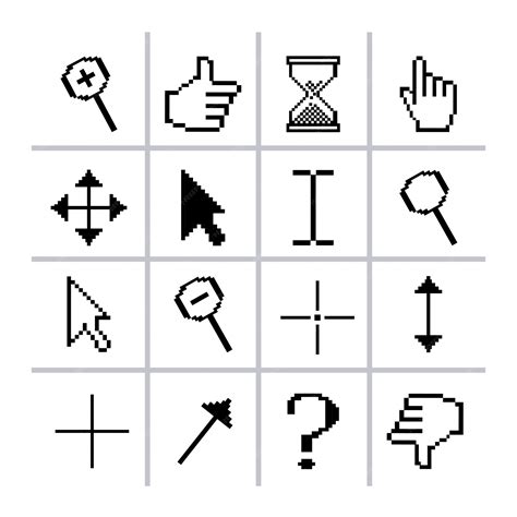 premium vector mouse pointer