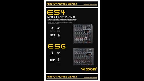 Soundplay WISDOM Mixer ES Series Wisdom Soundsystem Mixer YouTube