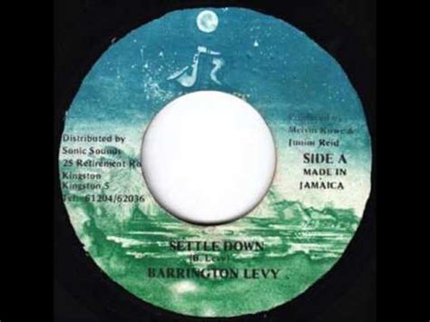 Barrington Levy Settle Down Vinyl Discogs