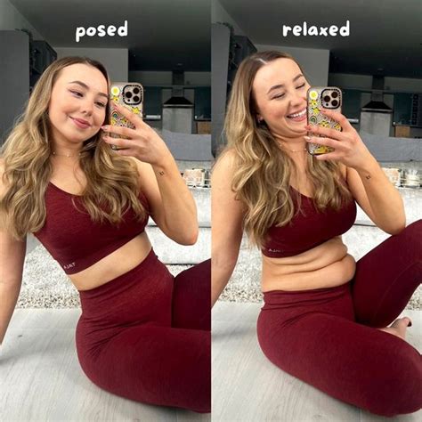 Fitness Babe Flaunts Her Tummy Rolls To Show Imperfections Are Beautiful Daily Star