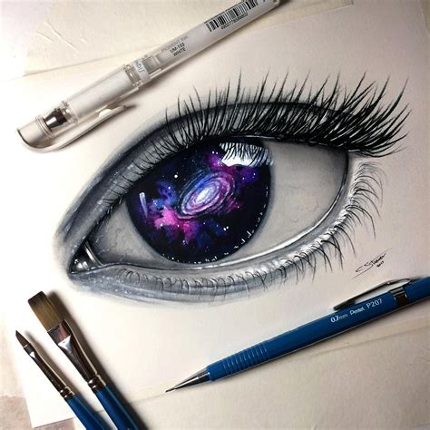 Galaxy Eye Painting by LethalChris on DeviantArt